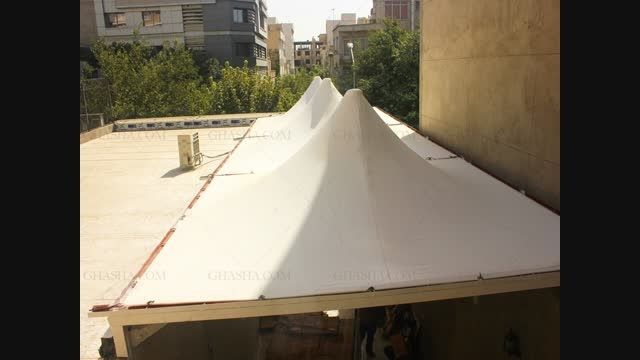 سایبان چادری و پارچه ای - پوشش سقف چادری و پارچه ای150 بازدید · 0:28 سقف پارکینگ چادری و پارچه ای - پارکینگ متحرک پارچه ای