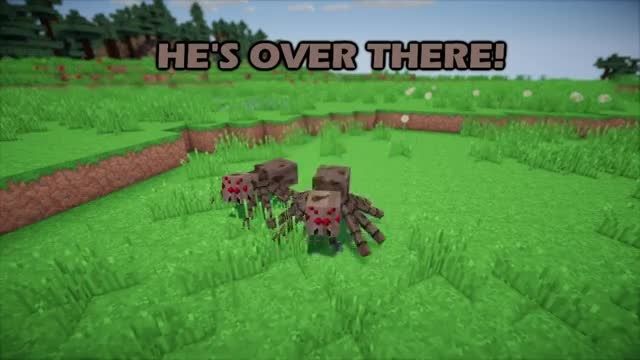 چرا عنکبوت ها شب حمله میکنن | Minecraft