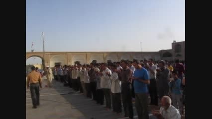برگزاری نمازباشکوه عیدسعیدفطر در روستای هفتادر