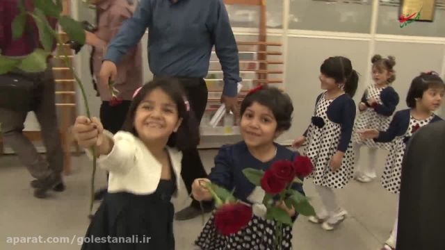 بازدید فرزندان گلستان علی در روز خبرنگار