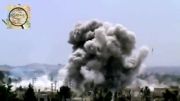 بمباران مواضع تروریست ها توسط بمب افکن های ارتش سوریه