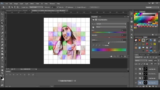 کلیپ آموزش ایجاد افکت رنگی روی تصاویر در فتوشاپ