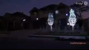 نورپردازی خانه ی مسکونی برای کریسمس