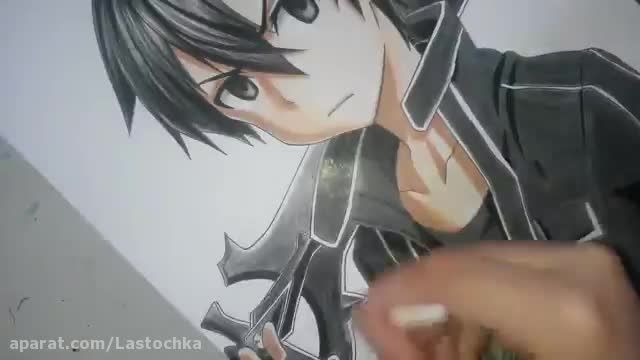 Speed Drawing - Kirito (Sword Art Online)