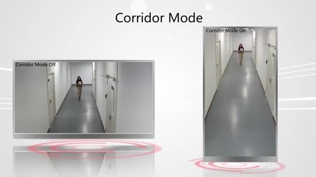 ویژگی Corridor Mode دوربین مدار بسته تحت شبکه UNIVIEW