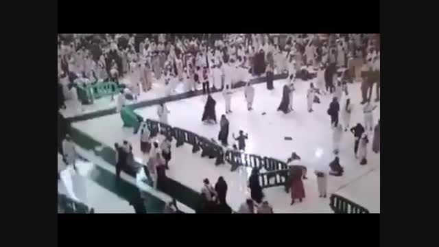 ویدیوی جدید از لحظه سقوط جرثقیل در مسجدالحرام