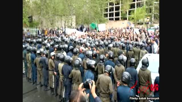 تجمع تهرانی ها در اعتراض به جنایت آل سعود