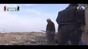 ویدیو؛ لحظه فرود خمپاره بر سر تروریست