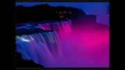 تصاویر فوق العاده زیبا از نورپردازی آبشار نیاگارا ...!