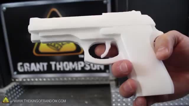 چاپ سه بعدی اسلحه به وسیله ی پرینتر سه بعدی