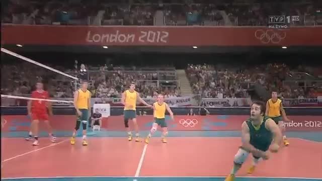 لحضات دیدنی والیبال در المپیک