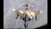 صحنه جالب از سوختگیری هوایی فانتومهای ایرانی