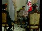 پرسش خبر نگار فرانسوی در مورد كاپشن احمدی نژاد