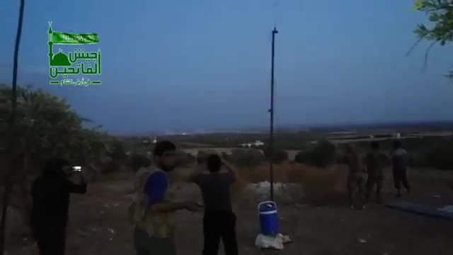 راکت باران سنگین سوریه، حماه