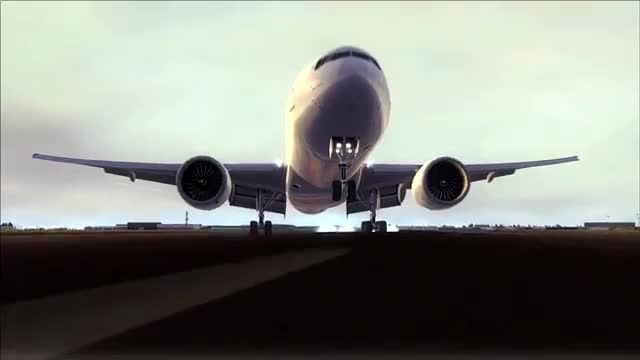 فرود بویینگ 777 در فرودگاه شارل دوگل پاریس