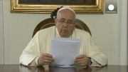 پاپ برای مسیحیان عراق پیامی ویدئویی ارسال کرد