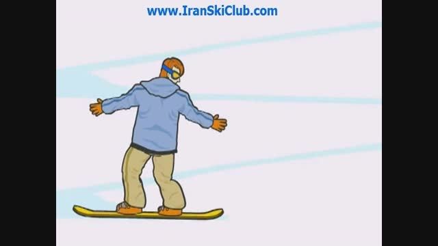 تکنیک تراورس بر روی لبه پنجه در اسنوبوردسواری
