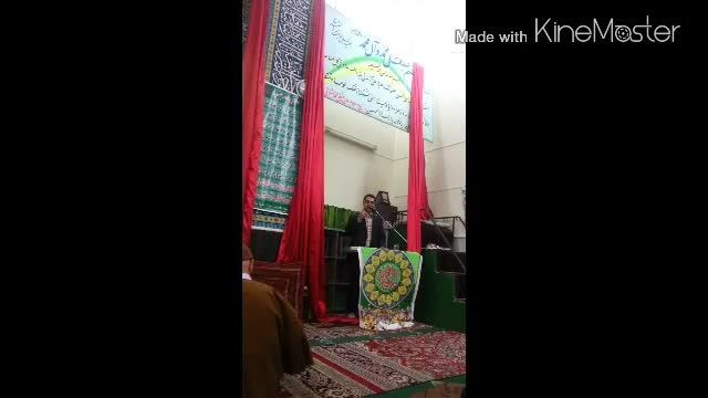 مداحی طوفانی در  جشن مبعث کربلایی محمد باغدار بخش1