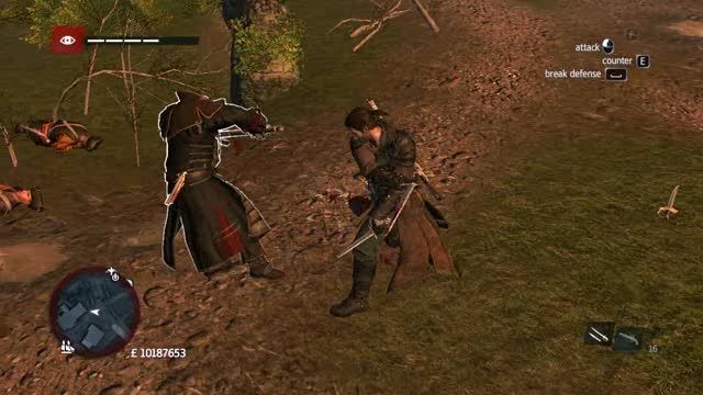سوار بی سر در Assassins Creed Rogue!