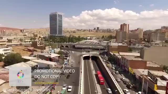 پروژه تقاطع سه سطحی حمید در تبریز و نورپردازی آن