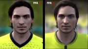 مقایسه چهره بازیکنان بروسیا دورتموند در FIFA13 و FIFA12