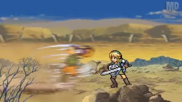 Link Vs Sora (Zelda vs Kingdom Hearts) 60fps