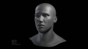 شبیه سازی سه بعدی صورت،اثری از Chris Jones - تست بافت