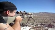 شلیک دیدنی با تک تیرانداز Howa M1500 tactical