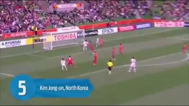 5گل برتر جام ملت ها از نگاه تلویزیون کره شمالی