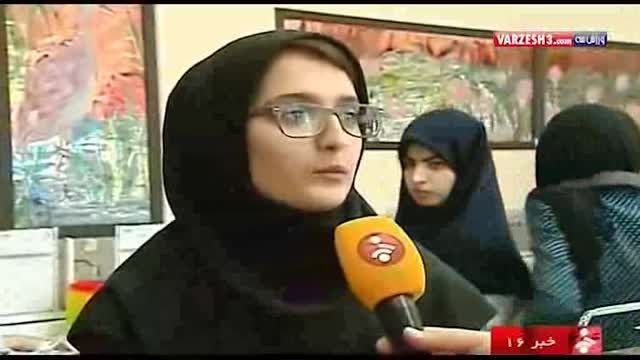 اهدا خون کریم باقری و سید مهدی رحمتی