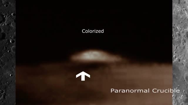 فیلم ضبط شده از بشقاب پرنده در کره ماه توسط آپولو 15