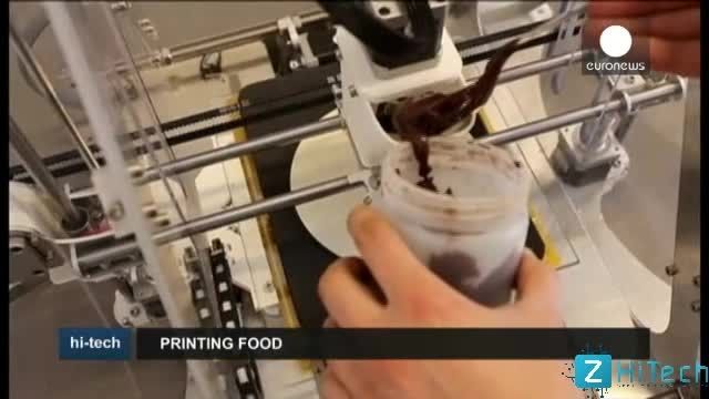 چاپ سه بعدی غذا