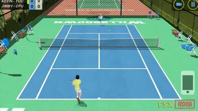 بازی Flick Tennis: College Wars