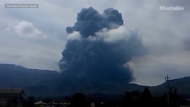 کوه آسو، فعالترین آتشفشان ژاپن - سایت تکنولوگ