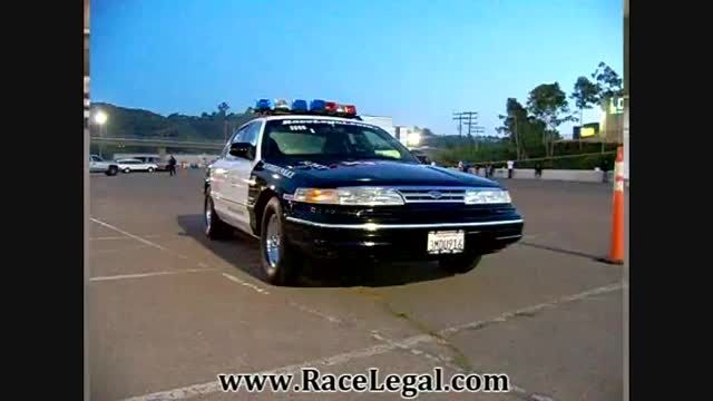 حضور پلیس در پیست اتوموبیل رانی