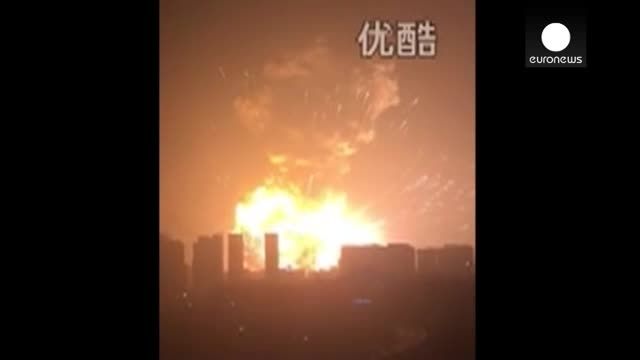فیلم زمان انفجار بزرگ شهر تیانجین