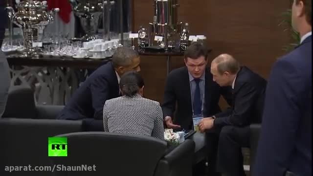 مذاکره اوباما پوتین در حاشیه گروه20 درباره اکراین سوریه