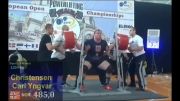 قهرمانی پاور اروپا ک ک یانگر مجموع ۱۲۰۰ کیلو