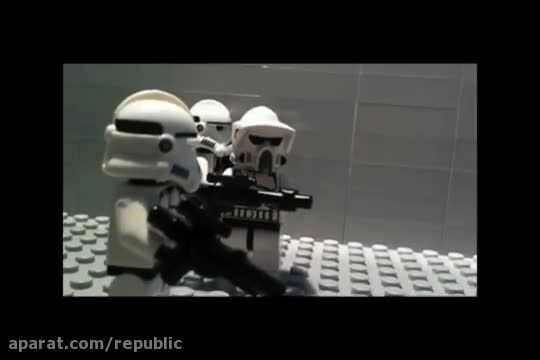 Stop motion animation LEGO Star Wars Droid