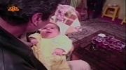 نوزاد ناز در آغوش مهران مدیری