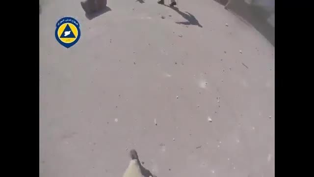 حمله هوایی به نیروهای امداد - سرمین، ادلب - سوریه