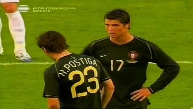 هایلایت بازی کریستیانو رونالدو مقابل لوکزامبورگ (2006)
