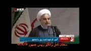 سانسور شعار دانشجویان هنگام سخنرانی روحانی از شبکه خبر