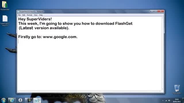 HowTo: How to download FlashGet 3.7