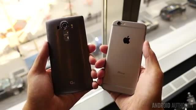 مقایسه:LG G4 VS IPHONE 6