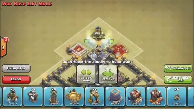MAp War Clash Of Clans Th9-1