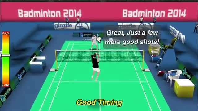 گیم پلی بازی Badminton 3D
