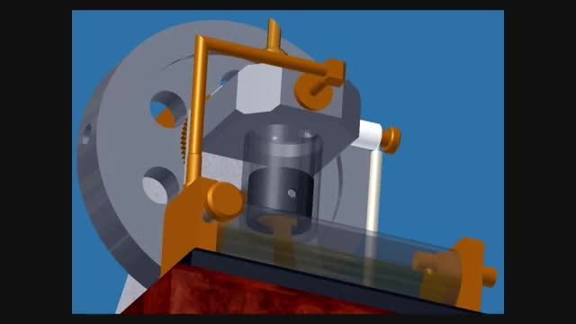 موتور چهار زمانه سوپاپ دوار  (انیمیشن+فیلم)