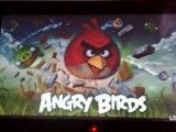 Playing angry birds on SuperPad III
