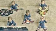 one baby band(گروه موسیقی بچه ها) خیلی جالب
